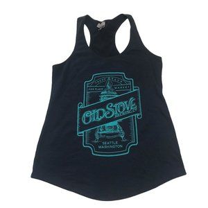Tank Top Blue Pike Place Old Stove Brewing Size Women's Medium.  Racerback